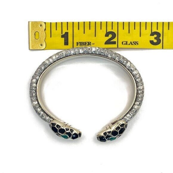 BVLGARI Bulgari Serpenti Forever Open Cuff Bangle Bracelet Snake Serpent Head - Picture 7 of 7